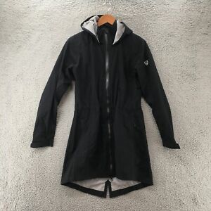 Kuhl Projekt Windbreaker Hoodie Jacket Womens S Black Long Sleeve Zip Up Hooded