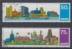 SINGAPUR 1971 TURISMO DE LOS MEJORES VALORES USADOS (x2) (ID: 875/D48438) - Imagen 1 de 1