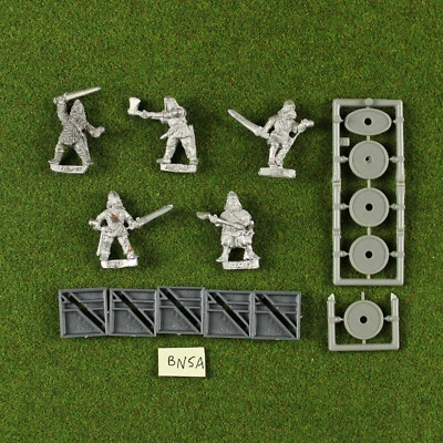CLASSIC Warhammer Norse / Barbarians (x5) Metal - Rare OOP Citadel Empire Nordic - Image 1 of 2