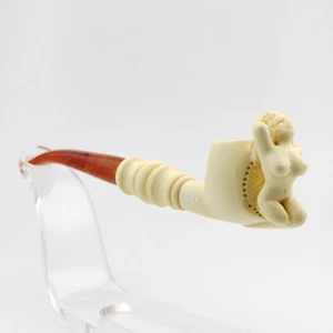 Naked Lady Block Meerschaumpfeife, mit Etui, einzigartige Meerschaumpfeifen - Bild 1 von 9