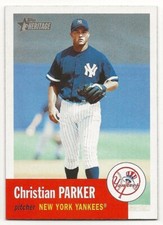2002 Topps Heritage Baseball Christian Parker - New York Yankees - SP #424