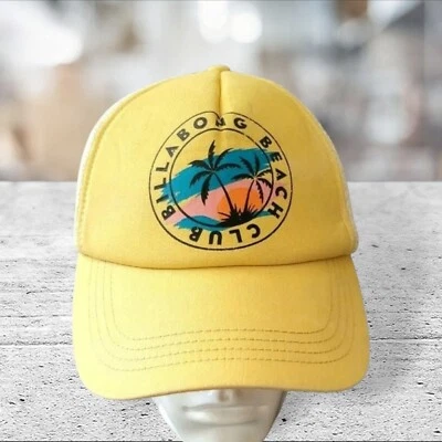 Серфинг BILLABONG BEACH CLUB бейсбольная кепка шляпа бейсболки водитель грузовика винтажный - Изображение 1 из 4