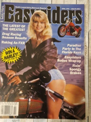 EASYRIDERS MAGAZINE #226 APRIL 1992 David Mann Art in Centrefold - Image 1 of 4