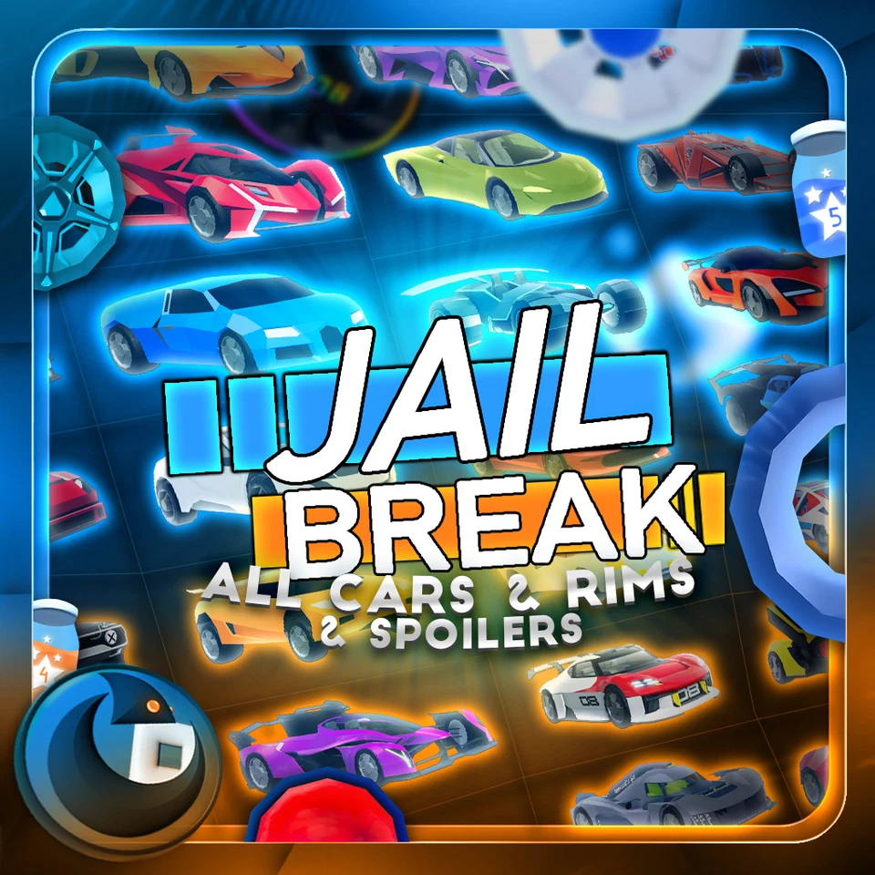 All Cars Spoilers Rims Colors | Jailbreak  | Fast Delivery | Clean Items - Image 1 of 1