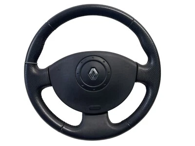 Renault Megane II CC / Airbaglenkrad Lederlenkrad Lenkrad Steuerrad - Gut - Bild 1 von 4