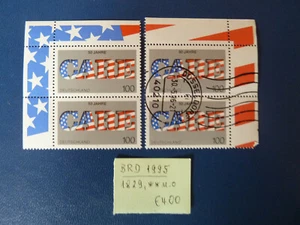 BRD 1995, 50 Jahre Hilfsorganisation CARE, Michel 1829, ** und o, je 2 x - Imagen 1 de 1