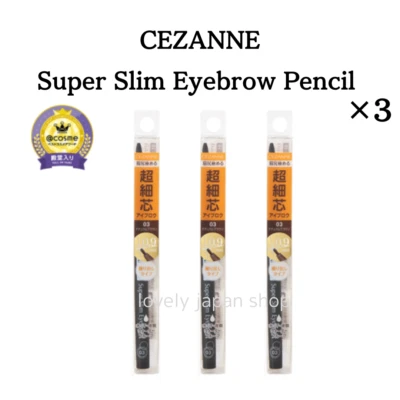 [Set of 3] CEZANNE Super Slim Eyebrow Pencil 0.9mm Waterproof Retractable Pencil - Image 1 of 4