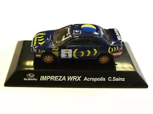 WOW ESTREMAMENTE RARO Subaru Impreza 555 Sainz Acropolis 1994 WRC 1:64 CM Kyosho - Foto 1 di 3