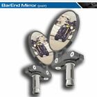 Oxford OX578 Motorcycle BarEnd Mirror Pair Silver Fits Honda NX650 DOMINATOR