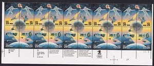 Scott #2634a (2631-34) Space Accomplishments Plate Block of 20 Stamps - MNH LR - Picture 1 of 2