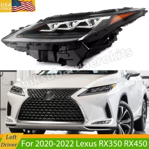 Left Driver Triple Beam LED Headlight Headlamp For 2020-2022 Lexus RX350 RX450 - Picture 1 of 12