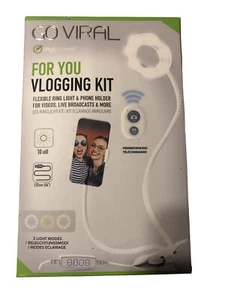 DigiPower Go Viral For You Vlogging Kit DP-VLR3 Live Streaming Ring Light- Video - Afbeelding 1 van 2