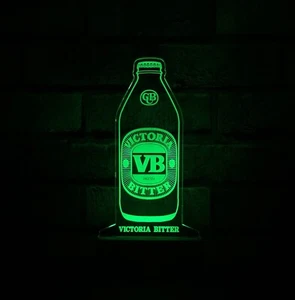 VB Bottle LED Sign,Bar,Mancave,Led,Remote Control, Acrylic - Picture 1 of 7