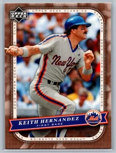 2005 Keith Hernandez Upper Deck Classics Baseball #60 New York Mets MLB - Picture 1 of 2