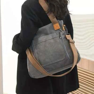 Damen Canvas Schultertasche Mode Multifunktional Outdoor Schultertasche - Bild 1 von 29