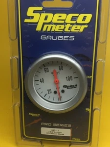 Manómetro mecánico de aceite 0-100 PSi Speco Pro 67 mm 2-5/8" plata 537-17 12 - Imagen 1 de 3