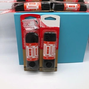 Lot of 2 Kiwi Outdoor Laces, 72 in, Round Black - Picture 1 of 4