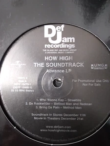 Various - How High The Soundtrack (Advance LP) - Doppel Vinyl LP 2001 - Bild 1 von 3