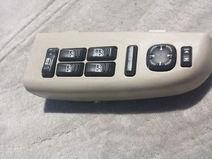 00 01 02 CHEVY TAHOE SUBURBAN MASTER OEM POWER WINDOW SWITCH CONTROL PANEL UNIT - Picture 1 of 5