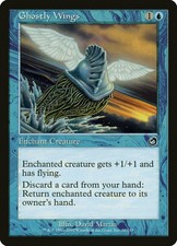 FOIL Ghostly Wings | MtG Magic Torment | English | Near Mint