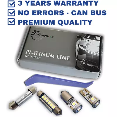 SKODA OCTAVIA 2 PREMIUM LED INTERIOR KIT 10 SMD WHITE BULBS CANBUS ERROR FREE 1Z - Image 1 of 4