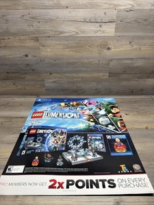 Lego Dimensions Gamestop PlayStation Store Promo Display Poster Schild - Bild 1 von 14
