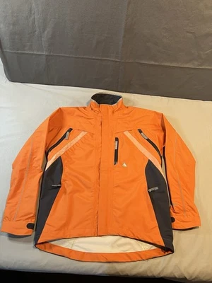 Men’s Orange Cyclite Hard shell Jacket Reflective Waterproof XS - Image 1 of 4