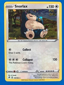 Snorlax - (Cosmos Holo) 141/192 Holo - Carta Pokemon - NM - Foto 1 di 3