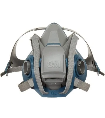 Respirador reutilizable 3M 6502QL cierre rápido resistente cómodo media pieza facial MEDIANO Foto 1 de 4