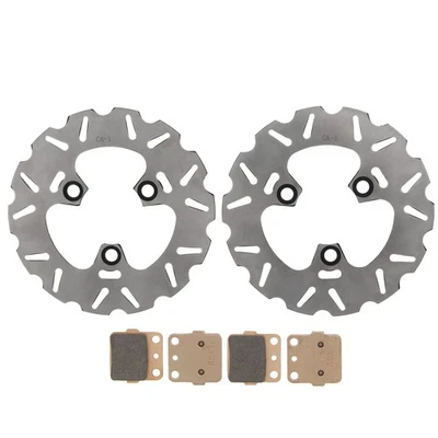 1987 Honda Fourtrax TRX250X 250X Front RipTide Brake Rotors & Brake Pads - Image 1 of 4