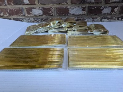 200 unidades cubiertos de plástico dorado fiestas, duchas, boda 100 tenedores 100 cuchillos Foto 1 de 4