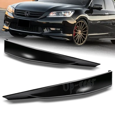 Для 2013-2015 Honda Accord 4DR черный PU HFP стиль передний бампер спойлер закраина - Изображение 1 из 4