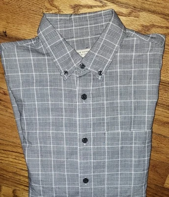 Mens New Club Monaco Slim Fit Button Down Shirt Size Medium  - Image 1 of 2