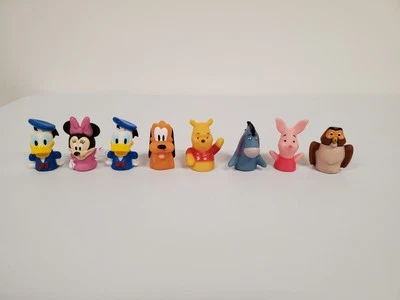 Lote de 8 bonecos de dedo Winnie The Pooh & Mickey Mouse Disney - Imagem 1 de 4