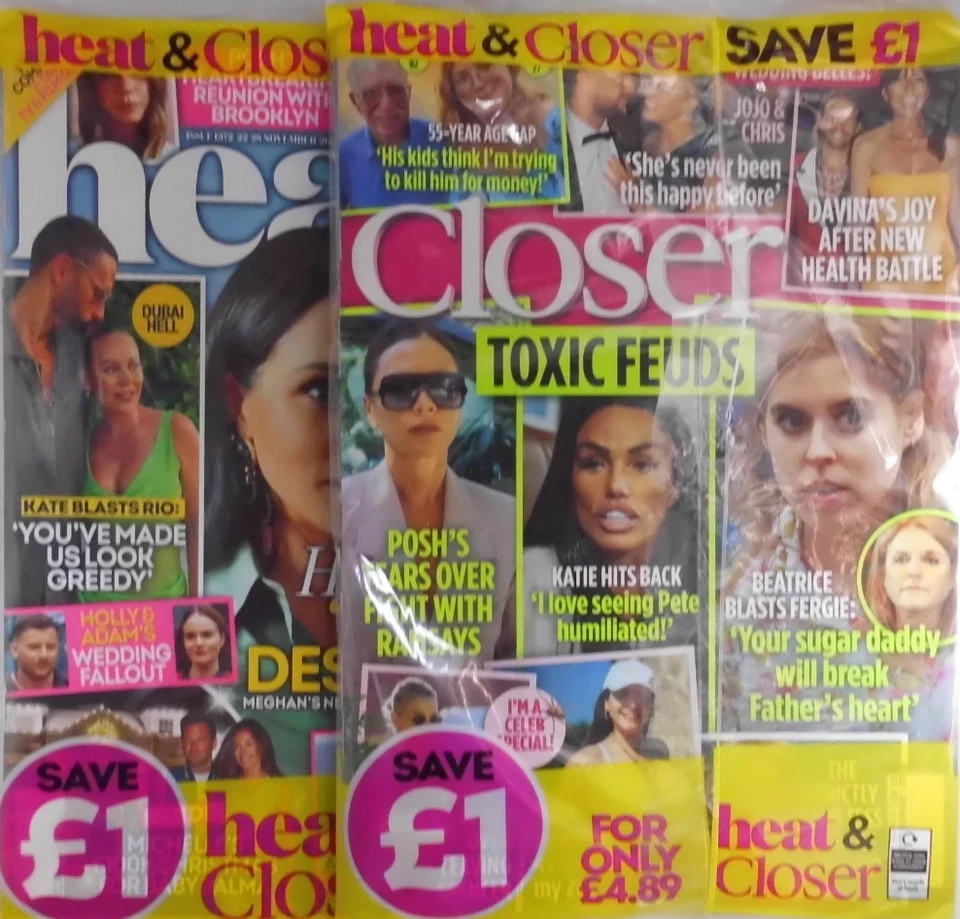 Heat & Closer magazine Bumper Pack on sale 18th Nov 2025 Harry + Toxic fears - Image 1 of 1