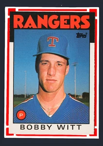 Vintage 1988 Topps Traded #126T - Bobby Witt Rookie Card - Texas Rangers - Foto 1 di 2