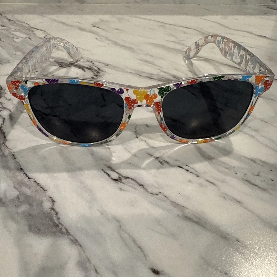 Disney Parks Mickey Mouse Ear Balloons Icons Multicolor Adult Sunglasses - Image 1 of 4