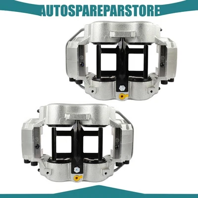 Front Or Rear Pair Disc Brake Calipers For 2009 -2013 2015 Ford F650 F750 Foto 1 de 4