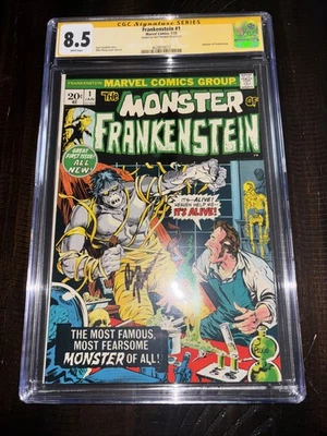 Frankenstein 1 Cgc SS 8.5 白色 Pgs Roy Thomas 1973 — 第 1/4 张图片