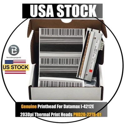 New OEM Thermal printhead for Datamax I-4212e Mark II 203 dpi P/N: PHD20-2278-01 - Image 1 of 4