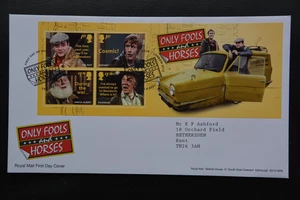 2021 Only Fools And Horses Miniature Sheet FDC London SE15 SHS With Insert Card - Picture 1 of 1