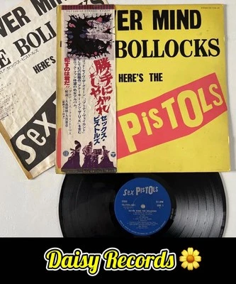 Sex Pistols-Never Mind The Bollocks 1st Japan Press *11 Track*w/1st OBI & Insert - Image 1 of 4