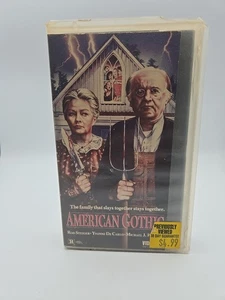 American Gothic (VHS, 1988) VIDMARK VHS Rod Steiger Yvonne DeCarlo Blockbuster - Picture 1 of 5