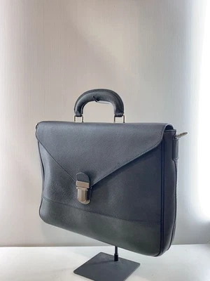 GIORGIO ARMANI портфель бизнес сумка кожи черный из Японии - Изображение 1 из 4