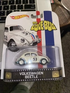 Hot Wheels 2014 Retro Entertainment Herbie The Love Bug Volkswagen Beetle - Picture 1 of 17