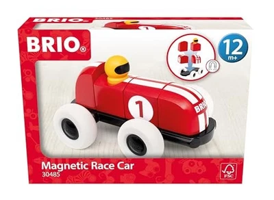 Coche de carreras magnético BRIO 30485 para mayores de 1 año. [Juguete de madera regalo para Foto 1 de 4