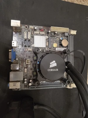 Combo Intel Pentium G3258 ECS H81H3-I Corsair AIO [CPU+Mobo+Cooler] [como está] - Imagem 1 de 4