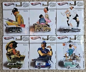 Juego de autos Hot Wheels 2011 Saturday Evening Post (6) POP CULTURE Norman Rockwell - Imagen 1 de 7