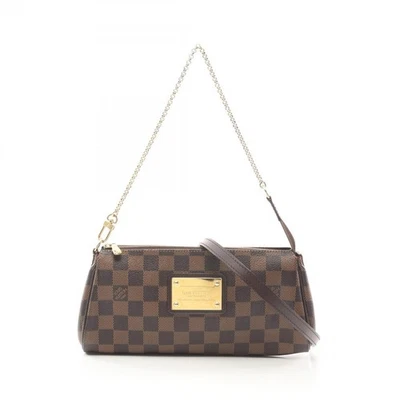 Louis Vuitton Eva Damier Ebene Canvas Leather Bag Brown #RB23066 - Image 1 of 4