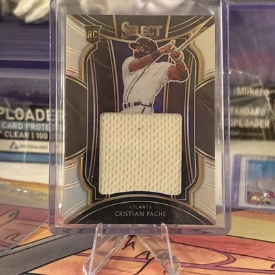 2021 Panini Select - Rookie Jumbo Swatches Cristian Pache #RJS-CP Holo Prizm... - Image 1 of 4